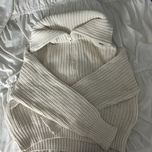 american eagle quarter zip sweater